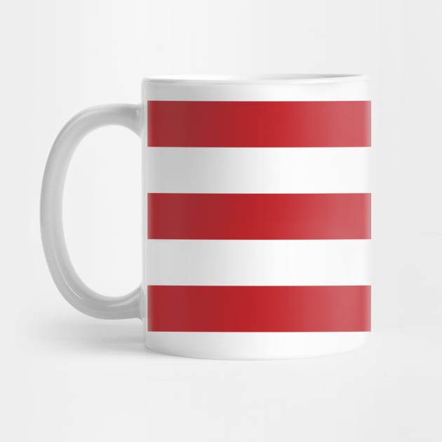 Red White Stripes by Sandra Hutter Designs